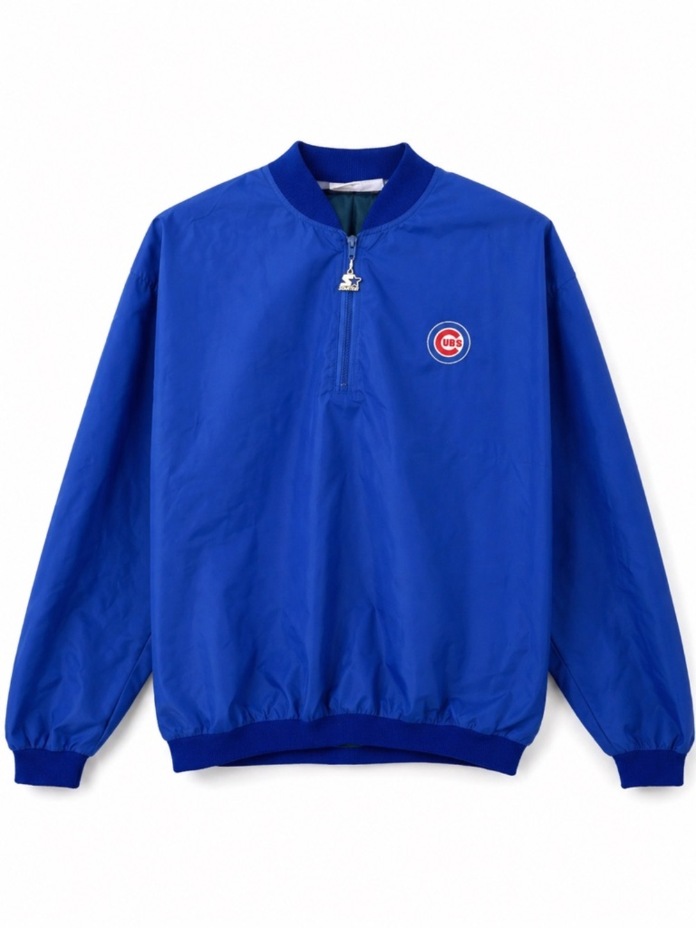 Vintage 80s XL Chicago Cubs Starter Windbreaker Jacket Track mens rain bomber